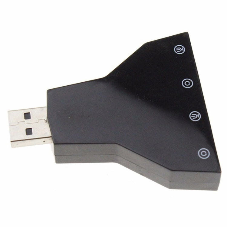 2.1 聲道 USB 音效轉接器（雙 USB 麥克風，雙 USB 耳機）