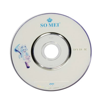 8cm 空白迷你 DVD-R，1.4GB/30 分鐘，10 片裝，價格為 10 片，8cm