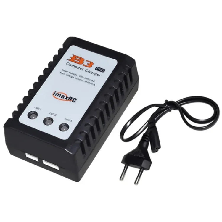 ImaxRC 7.4V/11.1V 2S/3S 模型飛機無人機鋰電池智慧平衡充電器，EU 插頭
