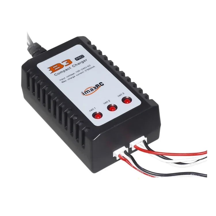 ImaxRC 7.4V/11.1V 2S/3S 模型飛機無人機鋰電池智慧平衡充電器，EU 插頭