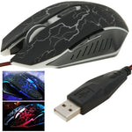 USB 6D 有線光學魔術電競滑鼠，適用於電腦 PC 筆電，USB 6D