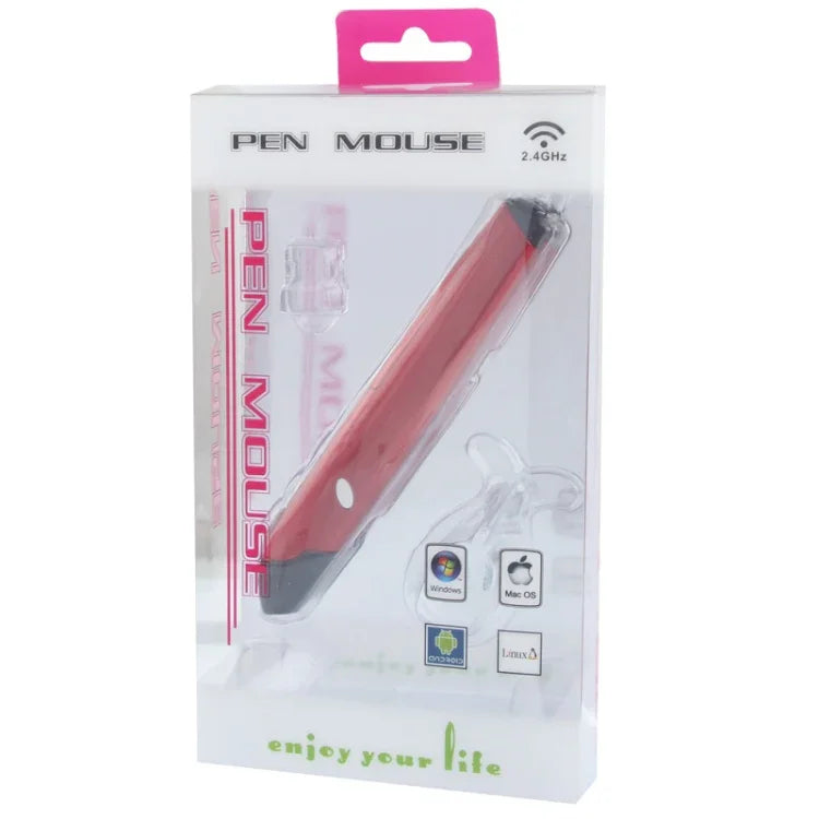2.4GHz 無線筆型滑鼠附 USB 迷你接收器，傳輸距離：10m（EL-P01），EL-P01