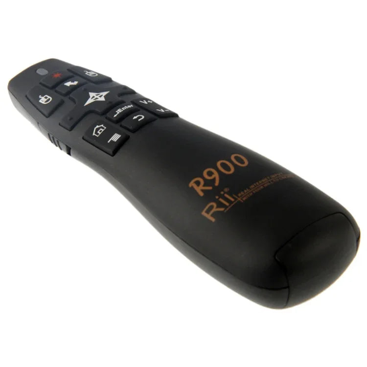 2.4G 無線簡報器雷射筆飛鼠 Rii 專業空中滑鼠 R900 適用 HTPC / Android TV BOX / PS3 / XBOX360 / 平板電腦（K14 R900），K14 R900