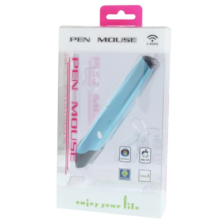 2.4GHz 500 / 1000DPI 無線筆型滑鼠，附 USB 迷你接收器，傳輸距離：10米，500 / 1000DPI 藍色，500 / 1000DPI 灰色