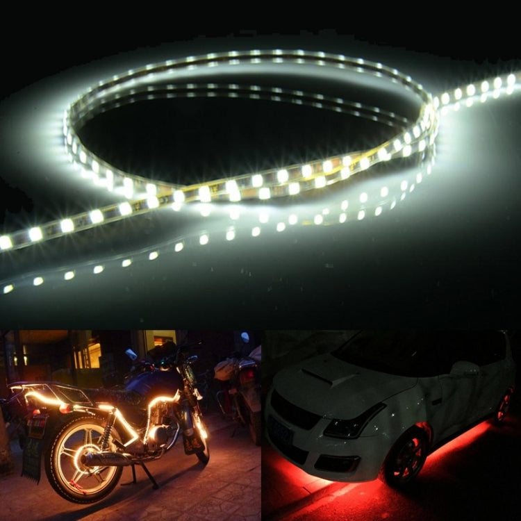 5 PCS Normally-on Style 45 LED 3528 SMD Waterproof Flexible Car Strip Light for Car Decoration, DC 12V, Length: 45cm, 45cm+Dark Blue, 45cm+Green, 45cm+Ice blue, 45cm+Pink, 45cm+Red, 45cm+White, 45cm+Yellow