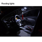 2 PCS 39mm 1.5W 80LM White Light 1 COB LED License Plate Reading Lights Car Light Bulb, 39mm