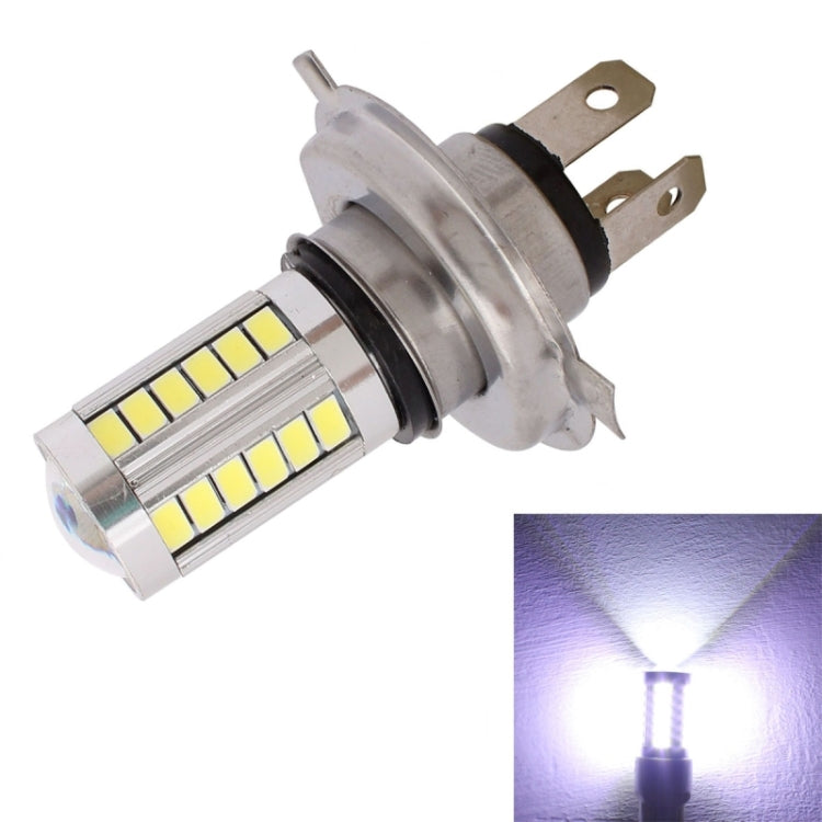 2 PCS H4 16.5W 990LM 6500K White Light 5630 SMD 33 LED Car Brake / Steering Light Bulb, DC12V, H4