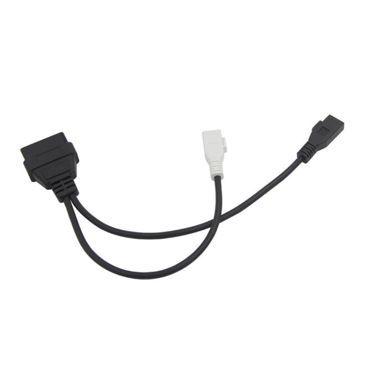 2 x 2 Pin to 16 Pin OBDII Diagnostic Cable for Audi, 2 x 2 Pin to 16 Pin
