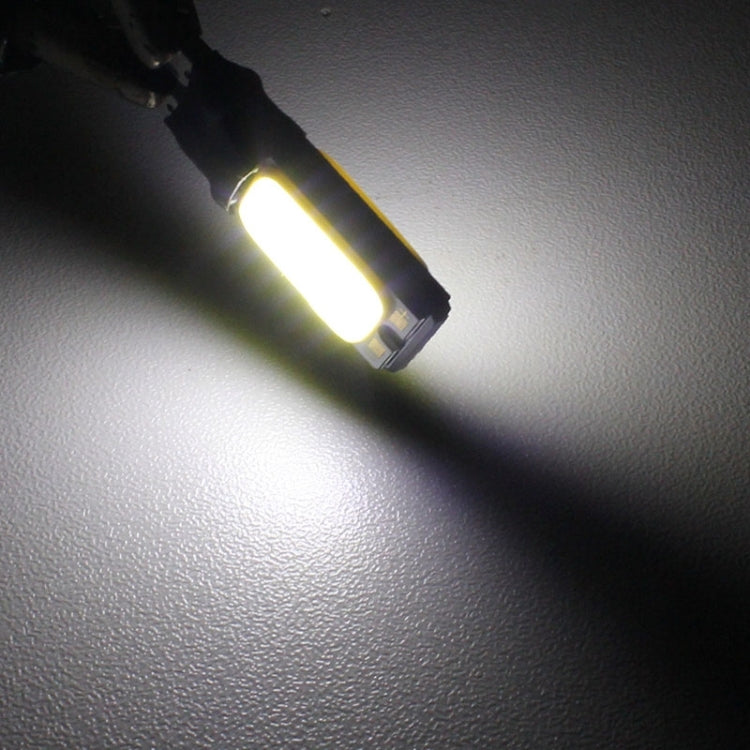 2 PCS T10 6W 180LM Double-Faced 2 COB LED Decode Canbus Error-Free Car Clearnce Reading Lamp, DC 12V, 2 COB LEDs