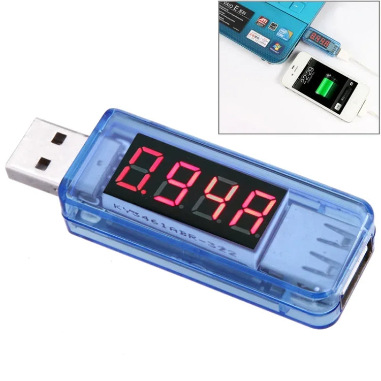 USB 電壓充電檢測器 / 手機 / 平板電流測試器 (DG150)，USB 電壓-KW-202