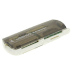 USB 2.0 多合一讀卡機，支援 SD/MMC、MS、TF、M2 卡