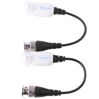 2 個 被動 UTP 網路視訊巴倫 CAT5 至攝影機 監控 BNC DVR O-612, 206C
