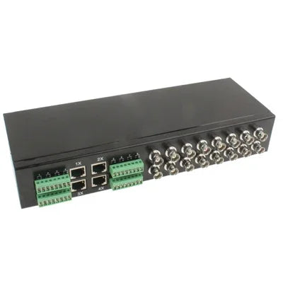 16 路無源 UTP 視頻收發器 機架式 CCTV 專用