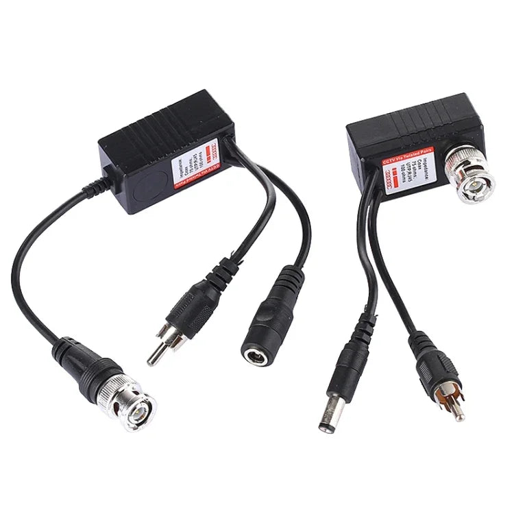 2 件 HD 213B-C 同軸 CVI/TVI/AHD 視頻音頻電源平衡收發器, 213B-C