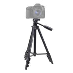 YUNTENG VCT-681 138公分單反/微單/數位相機三腳架，四節折疊鋁合金腳，適用Canon/Nikon/Panasonic/Pentax/Casio/Sony/Fuji（承重3公斤）