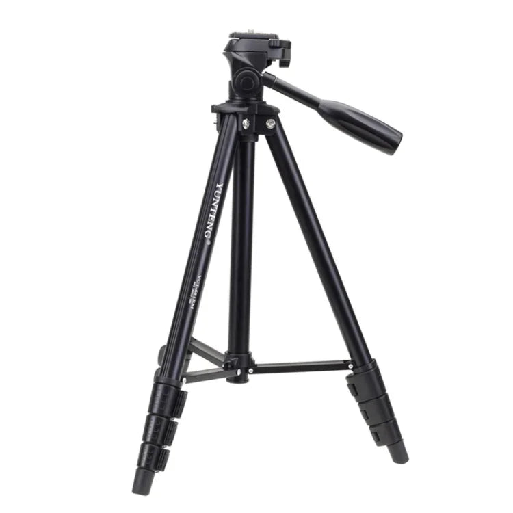 YUNTENG VCT-681 138公分單反/微單/數位相機三腳架，四節折疊鋁合金腳，適用Canon/Nikon/Panasonic/Pentax/Casio/Sony/Fuji（承重3公斤）