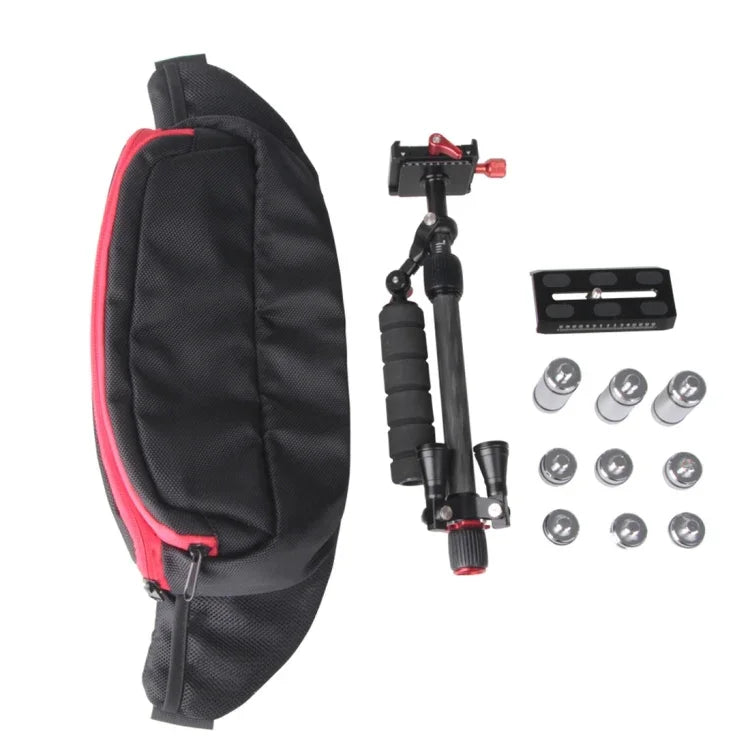 Letspro可調式碳纖維滑軌 專業穩定器 適用相機/DV/DSLR/攝影機（SK-500）