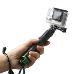 手持 49cm 可伸縮桿單腳架，帶螺絲，適用於 GoPro、Insta360、DJI 及其他運動相機，最大長度：49cm（紅色）、49cm（藍色）、49cm（金色）、49cm（綠色）