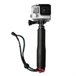 手持 49cm 可伸縮桿單腳架，帶螺絲，適用於 GoPro、Insta360、DJI 及其他運動相機，最大長度：49cm（紅色）、49cm（藍色）、49cm（金色）、49cm（綠色）