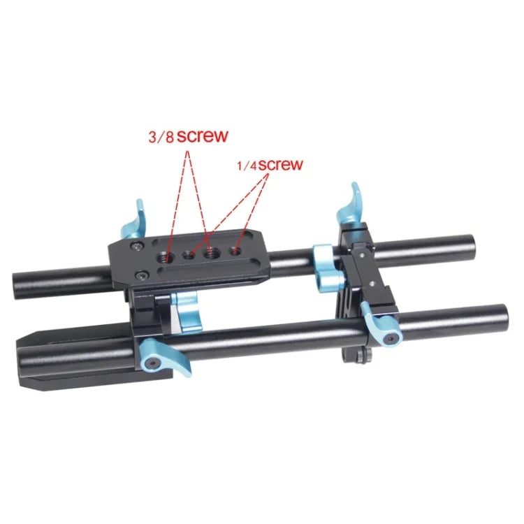 YEANGU YLG1005B 15mm 簡易支架導軌桿 適用於單眼相機，YLG1005B