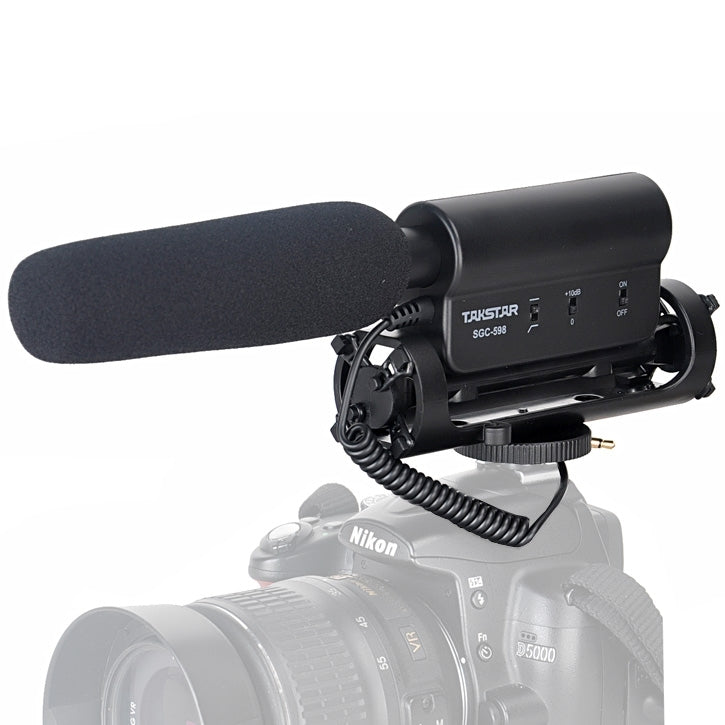 TAKSTAR SGC-598 專業攝影採訪專用麥克風，適用 DSLR 與 DV 攝影機