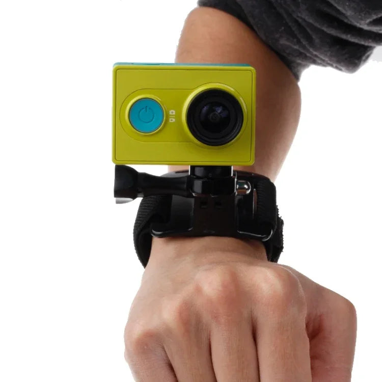 GP110 手臂帶 / 手腕帶 + 連接器安裝座，適用於 GoPro、Insta360、DJI 及其他運動相機，GP110