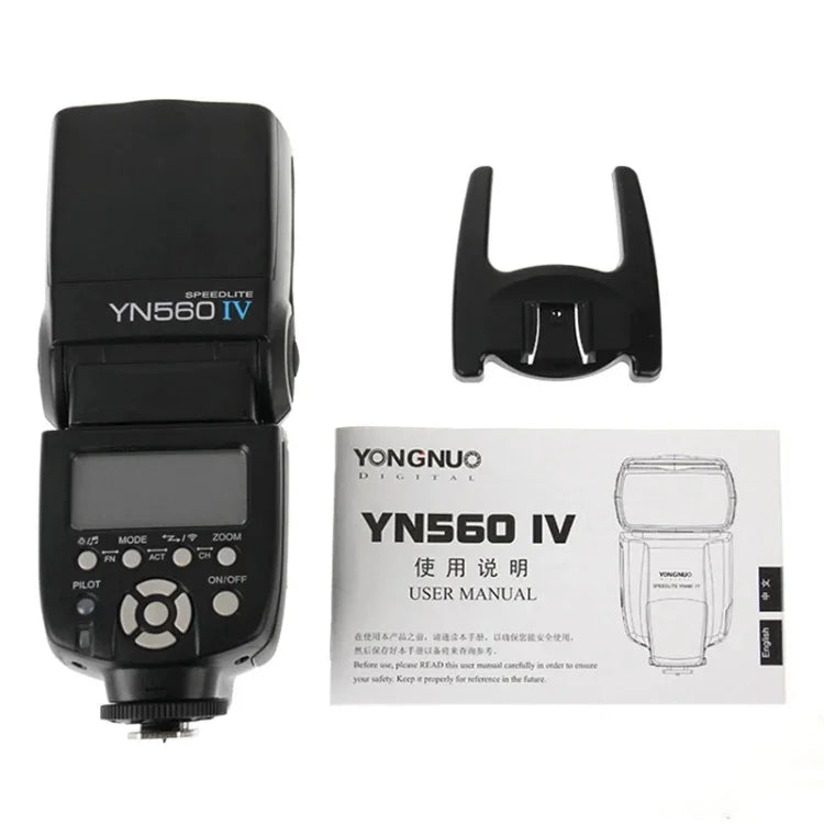 YONGNUO YN-560IV 無線閃光燈 適用於 Nikon Canon Pentax Olympus RF602，YN-560IV