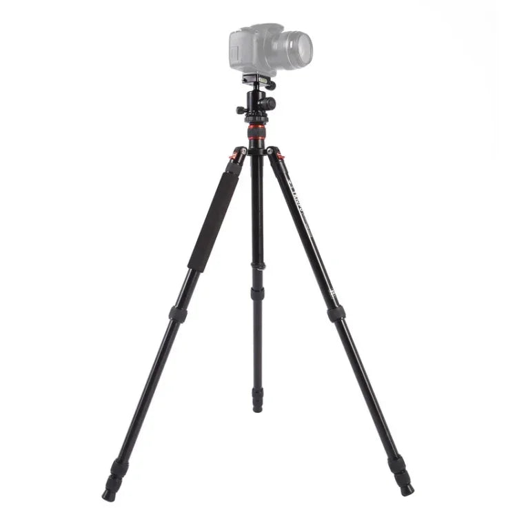 Triopo MT-2504C 可調式便攜鋁合金三腳架，搭配 NB-1S 球型雲台，適用 Canon Nikon Sony DSLR 相機，MT-2504C（黑色）、MT-2504C（金色）