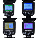 Triopo TR-985 DSLR 相機用 TTL 高速閃光燈，TR-985 適用 Canon，TR-985 適用 Nikon