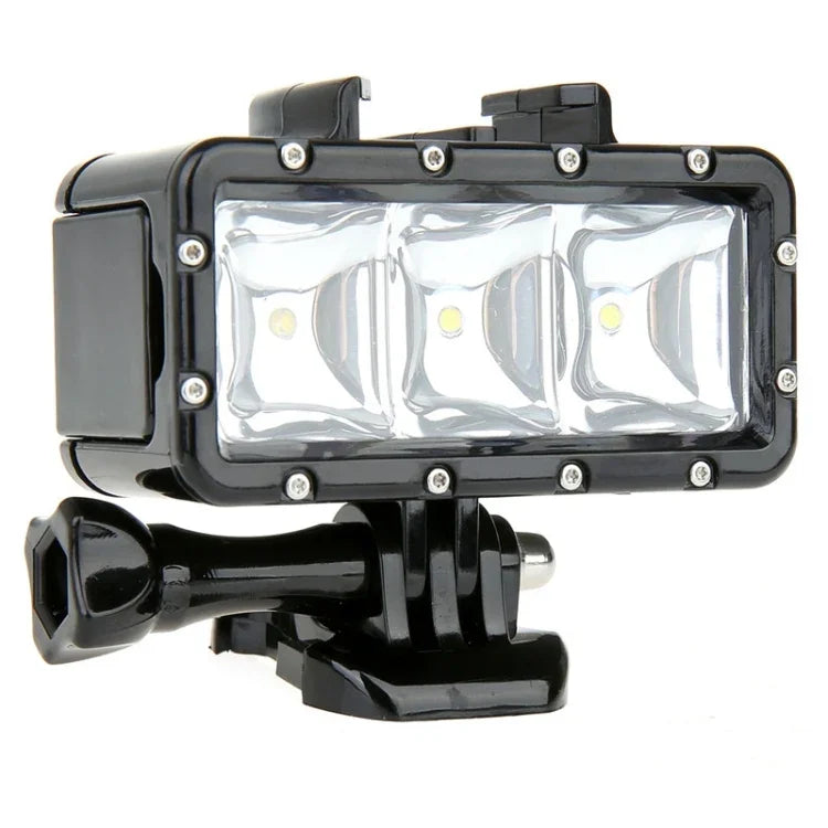 SupTig 30M 防水 300LM 影片燈，適用於 GoPro、Insta360、DJI 及其他運動相機，影片燈