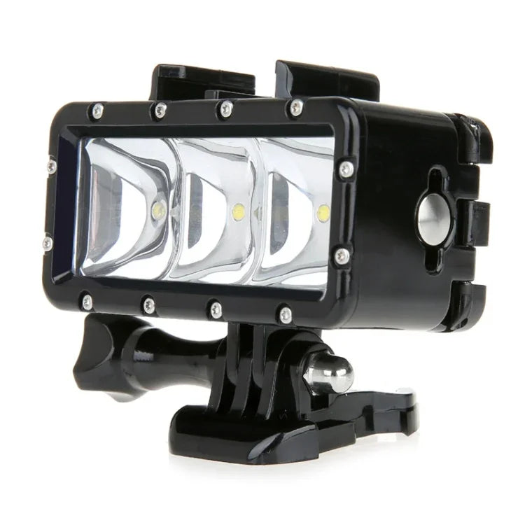 SupTig 30M 防水 300LM 影片燈，適用於 GoPro、Insta360、DJI 及其他運動相機，影片燈