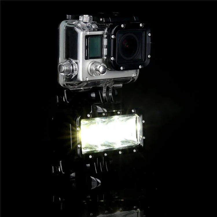 SupTig 30M 防水 300LM 影片燈，適用於 GoPro、Insta360、DJI 及其他運動相機，影片燈