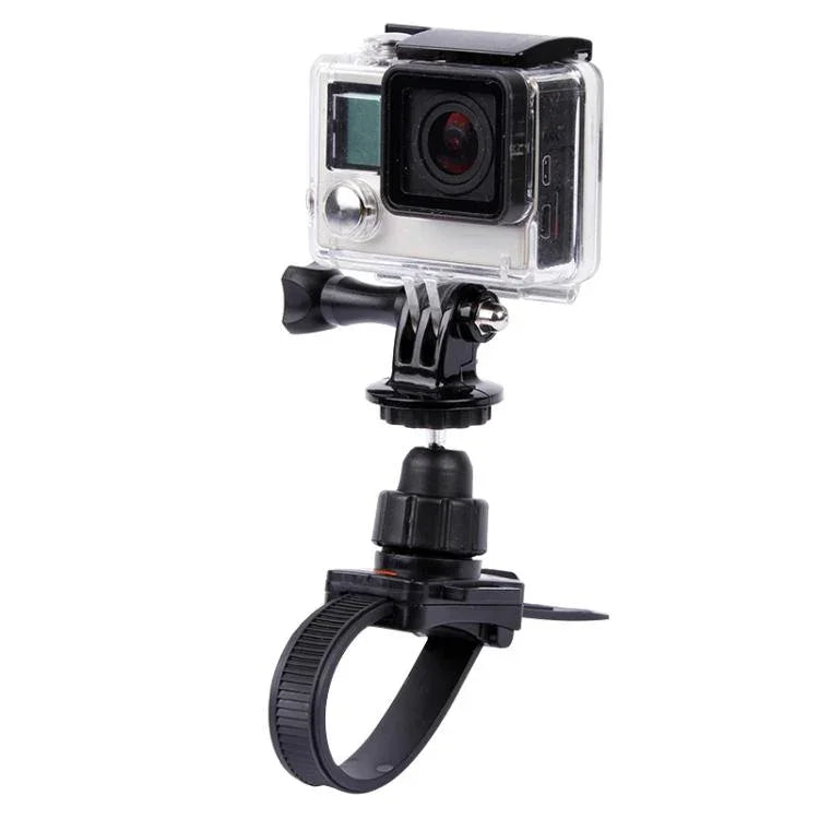 GoPro HERO4 / 3+ / 2 & 1、XiaoMi YI、SJCAM SJ4000 / SJ5000 / SJ6000 / SJ7000 / Kjstar 運動相機用相機支架三腳架夾頭帶 / 頭盔帽， 相機支架三腳架夾