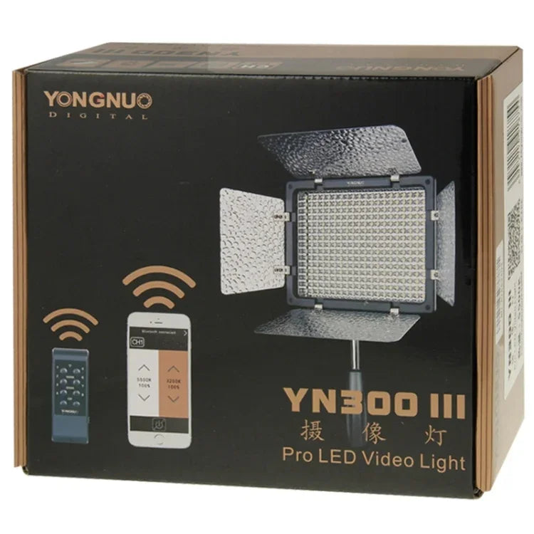 YONGNUO YN300 III LED 相機攝影燈 適用 Canon Nikon Olympus，YN300 III
