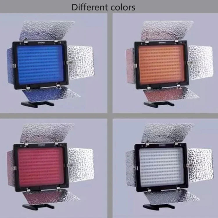 YONGNUO YN-160 II LED 攝影燈 帶亮度遙控 適用 Canon Nikon DSLR 相機，YN-160 II