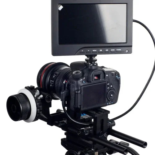 YELANGU YLG0103D F4 限位跟焦器，帶可調齒輪環皮帶，適用於 Canon / Nikon / 攝影機 / DSLR 相機，YLG0103D