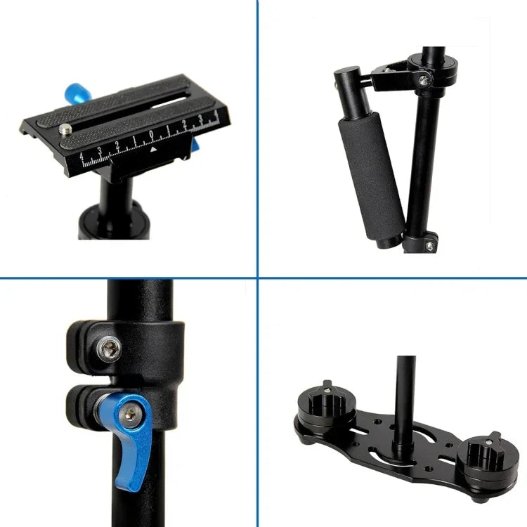 YELANGU S40L 40cm 鋁合金手持穩定器，適用於 DSLR 相機 DV