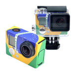 GoPro HERO3+ /3 機殼貼紙，美國國旗、澳洲國旗、巴西國旗