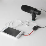 Aputure 3.5mm 音頻 Y 公對 2 母耳機麥克風分接線，3.5mm 公對 2 母