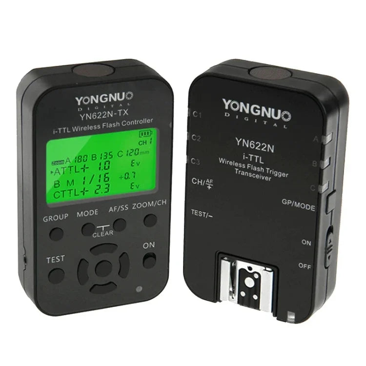 YONGNUO YN622N-KIT i-TTL 無線閃光燈觸發控制器 + 收發器套件，適用 Nikon