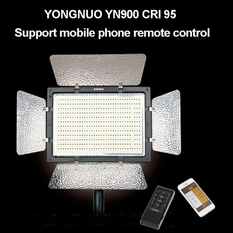 YONGNUO YN900 900 顆 LED 照明調光攝影棚 3200K-5500K 影像燈，YN900