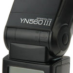 YN-560 III 超遠距無線閃光燈，金屬熱靴，適用於 Canon / Nikon / Pentax / Olympus DSLR 相機，YN-560 III