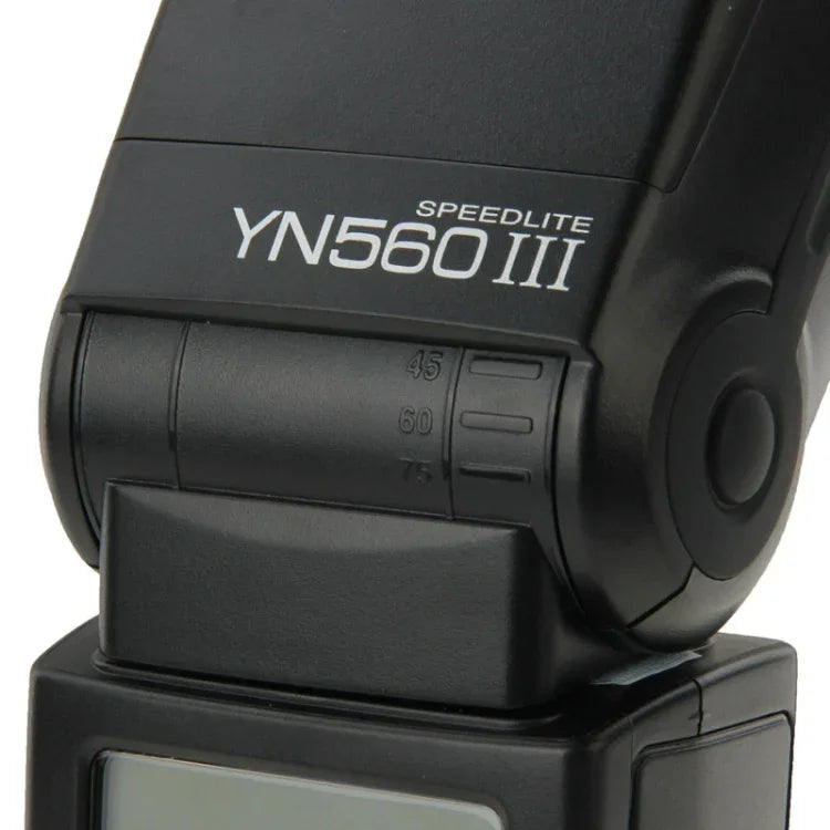 YN-560 III 超遠距無線閃光燈，金屬熱靴，適用於 Canon / Nikon / Pentax / Olympus DSLR 相機，YN-560 III