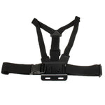 適用於 GoPro、Insta360、DJI 及其他運動相機的極限運動前胸彈性帶肩帶安裝支架，前胸