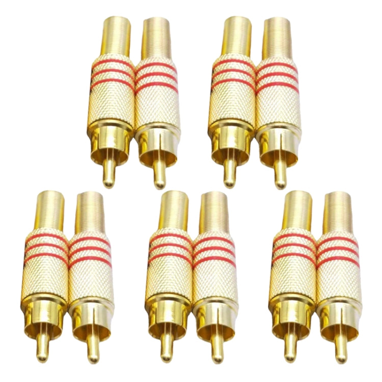 JL0924 3.5mm RCA 插孔連接器（10 個裝，價格為 10 個），JL0924 3.5mm RCA（紅色）