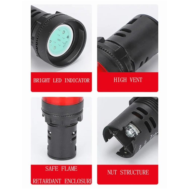 AD16-22D / S 22mm LED 信號指示燈，220V