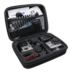 GoPro、Insta360、DJI 及其他運動相機防震便攜收納包，尺寸：22.5cm x 16cm x 6cm