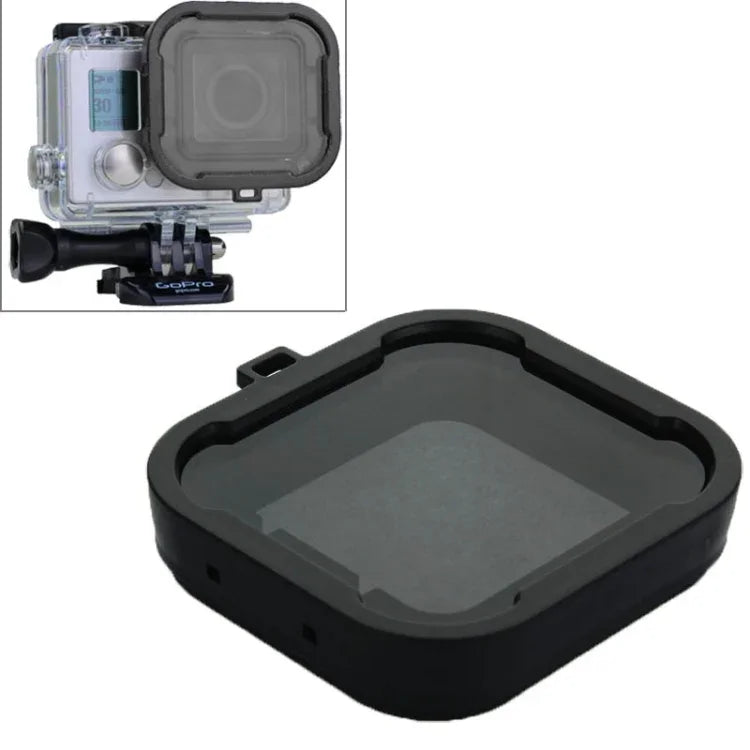 Polar Pro Aqua Cube 快拆潛水殼濾鏡，適用於 GoPro HERO4 / 3+，灰色、黃色