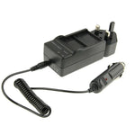 3 合 1 數位相機雙電池車用充電器，適用 GoPro HERO3+ / 3 AHDBT-201 / AHDBT-301，美規插頭，英規插頭，澳規插頭
