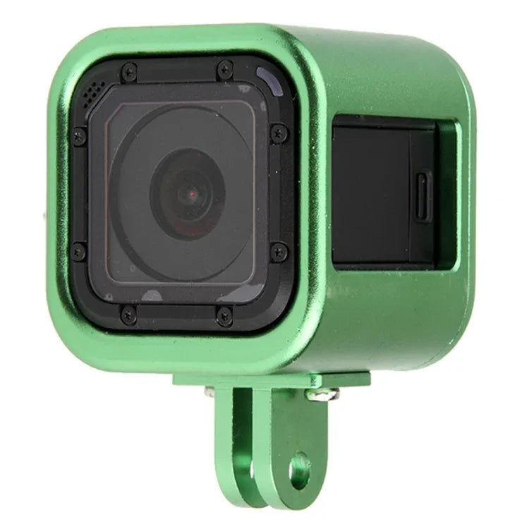 GoPro HERO5 Session / HERO4 Session / HERO Session CNC 鋁合金保護框，含保險背蓋，HERO5 Session（黑色）、HERO5 Session（銀色）、HERO5 Session（紅色）、HERO5 Session（金色）、HERO5 Session（綠色）